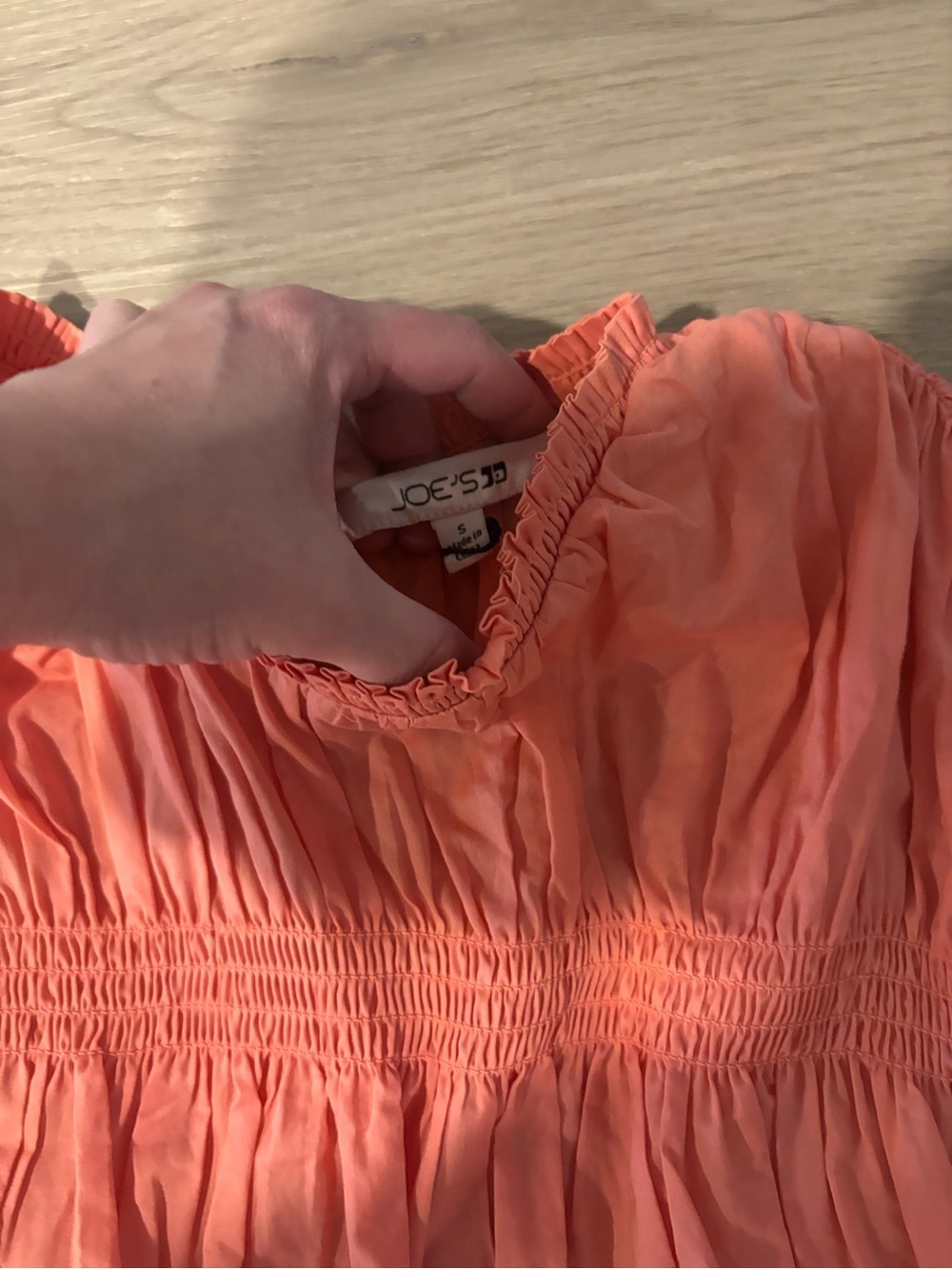 Joe’s Jeans Top Sleeveless Pink Cotton Tank MSRP $98 - Picture 4 of 4